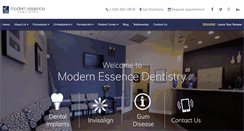 Desktop Screenshot of modernessencedentistry.com